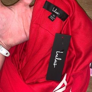 Lulu’s Heavenly Hues Red Maxi Dress